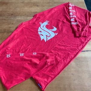 Cropped Long Sleeve WSU Shirt